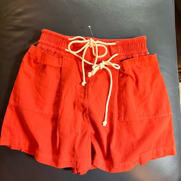 NEW Free People Flores Short Poppy Red Size XS NWOT - Picture 4 of 8